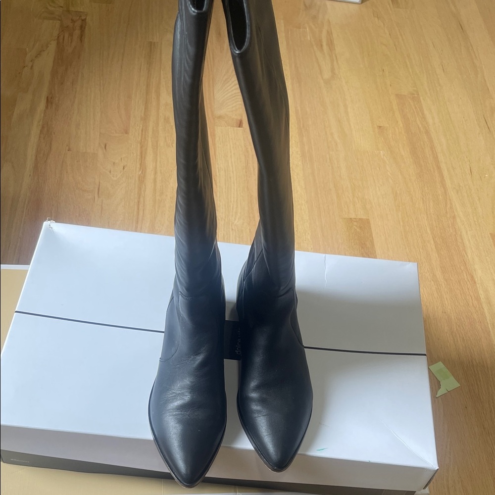 Dolce Vita Morey Black Genuine Leather Boots